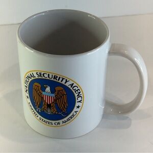 NSA National Security Agency Logo Coffee Mug –11oz Patriotic Seal Cup Preloved
